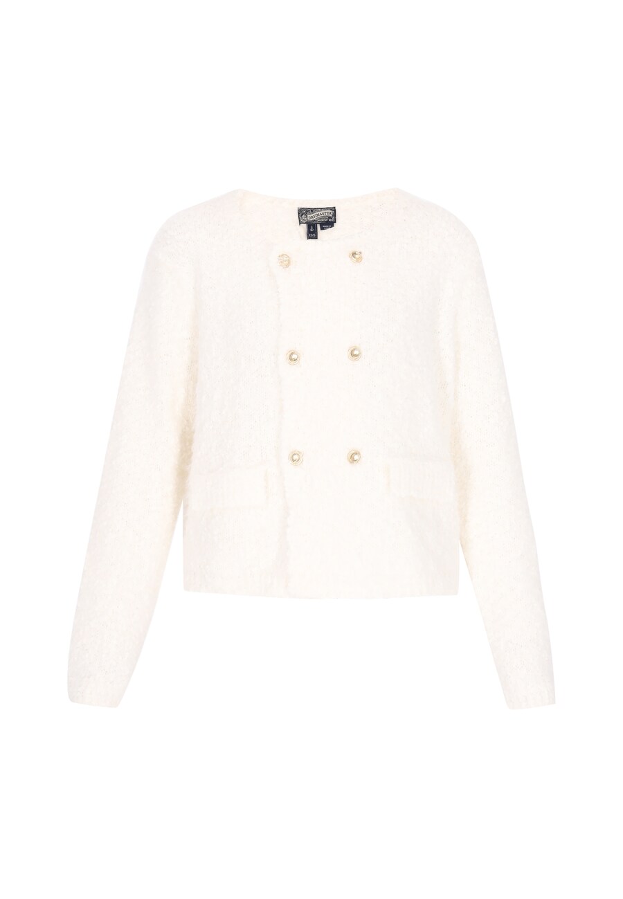 Вязаный кардиган DreiMaster Vintage, от белого
Вязаный кардиган DreiMaster Vintage, от белого