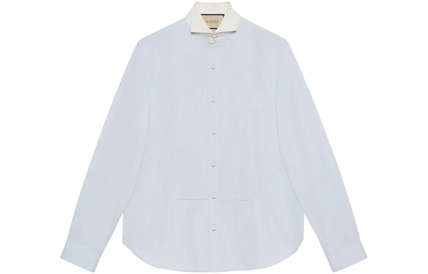 Рубашка мужская светло-синяя Gucci, светло-голубой
Рубашка мужская светло-синяя Gucci, светло-голубой