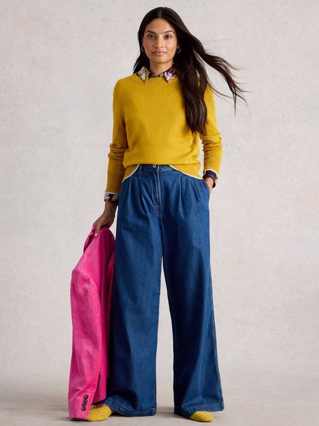 Джемпер Katie с длинными рукавами и круглым вырезом из хлопковой смеси White Stuff
Джемпер Katie с длинными рукавами и круглым вырезом из хлопковой смеси White Stuff