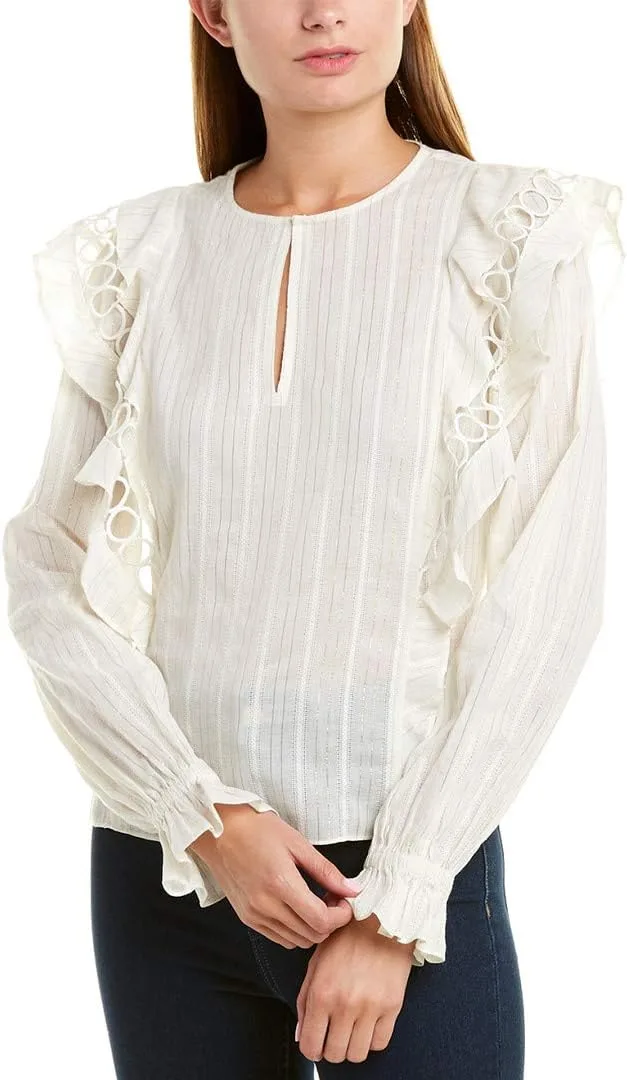 Топ Rachel Zoe с длинным рукавом и вырезом-ключкой, бежевый, размер
Топ Rachel Zoe с длинным рукавом и вырезом-ключкой, бежевый, размер