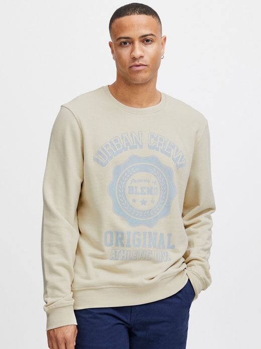 Свитер с круглым вырезом Blend, бежевый
Свитер с круглым вырезом Blend, бежевый