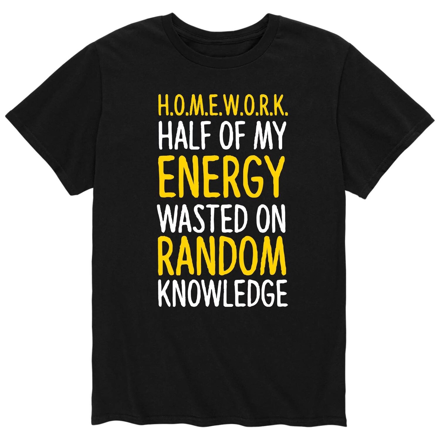 Мужская футболка для домашних заданий Licensed Character
Мужская футболка для домашних заданий Licensed Character