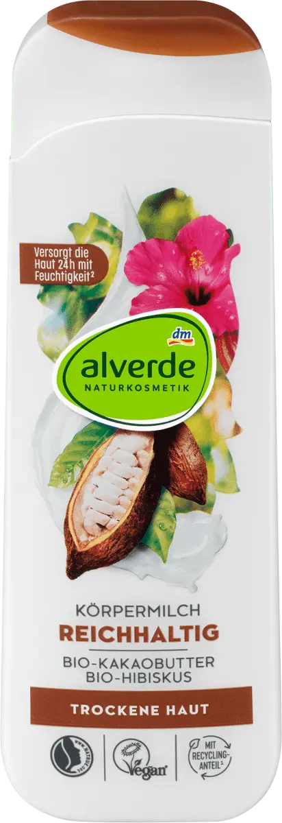 Alverde молочко для тела насыщенное органическим какао органическим гибискусом 250 мл alverde NATURKOSMETIK
Alverde молочко для тела насыщенное органическим какао органическим гибискусом 250 мл alverde NATURKOSMETIK