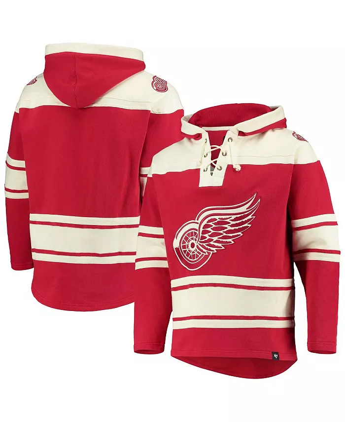 Мужская красная толстовка с капюшоном Detroit Red Wings Superior Lacer на шнурках '47 Brand
Мужская красная толстовка с капюшоном Detroit Red Wings Superior Lacer на шнурках '47 Brand