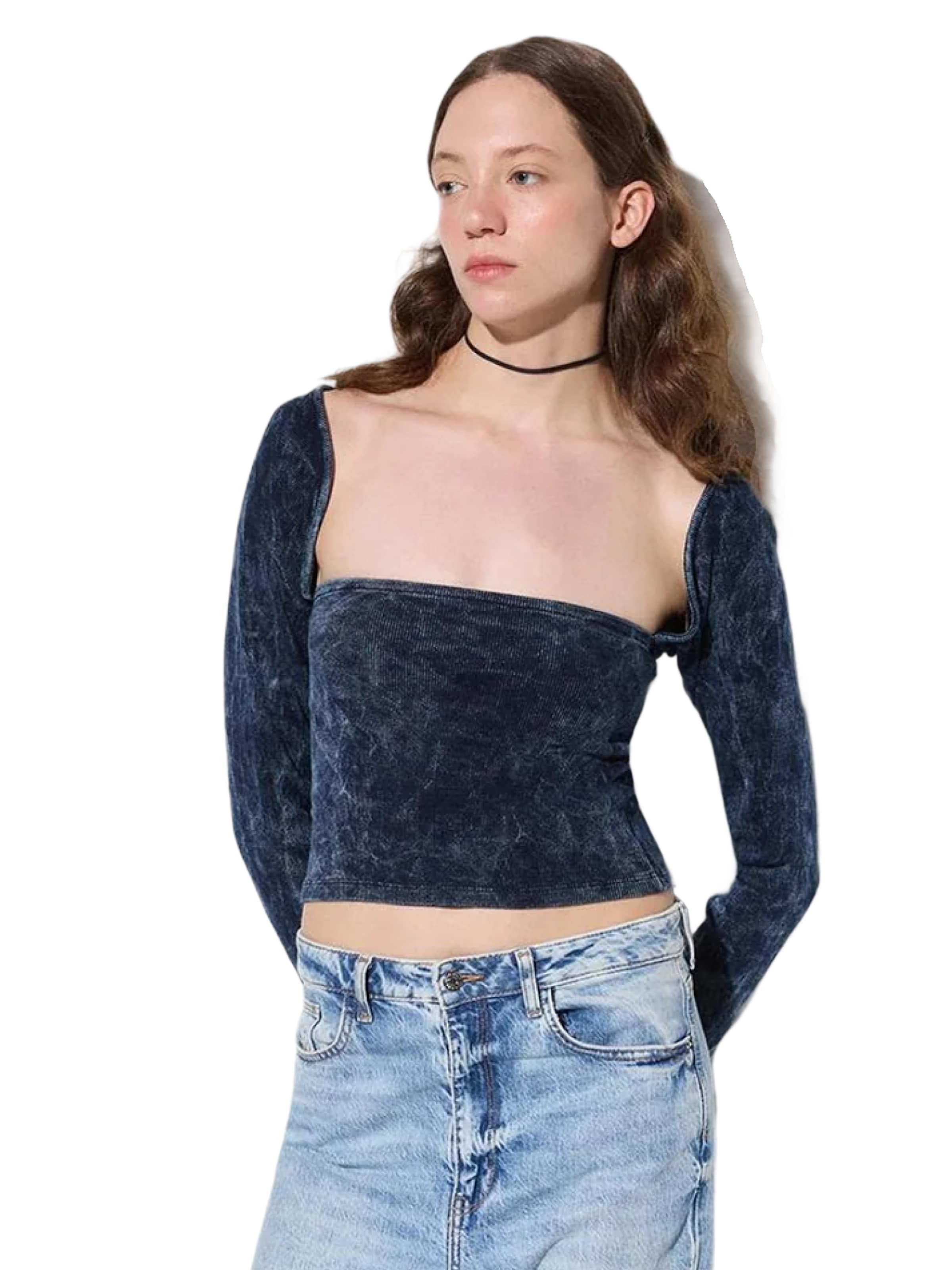 No Matter What Лонгслив в цвете Navy
No Matter What Лонгслив в цвете Navy