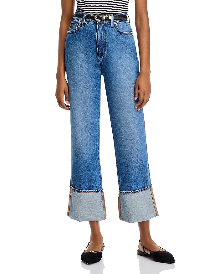 Джинсы Dylan High Rise Straight Leg Cuff с манжетами в цвете Seaside Wash Veronica Beard, синий
Джинсы Dylan High Rise Straight Leg Cuff с манжетами в цвете Seaside Wash Veronica Beard, синий