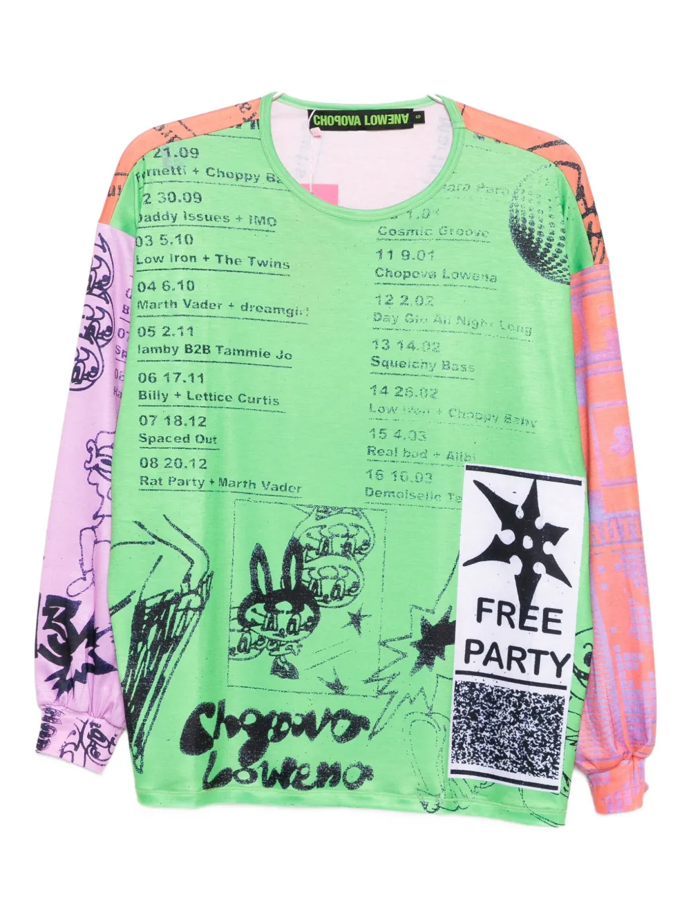 Топ с принтом Chopova Lowena, зеленый
Топ с принтом Chopova Lowena, зеленый