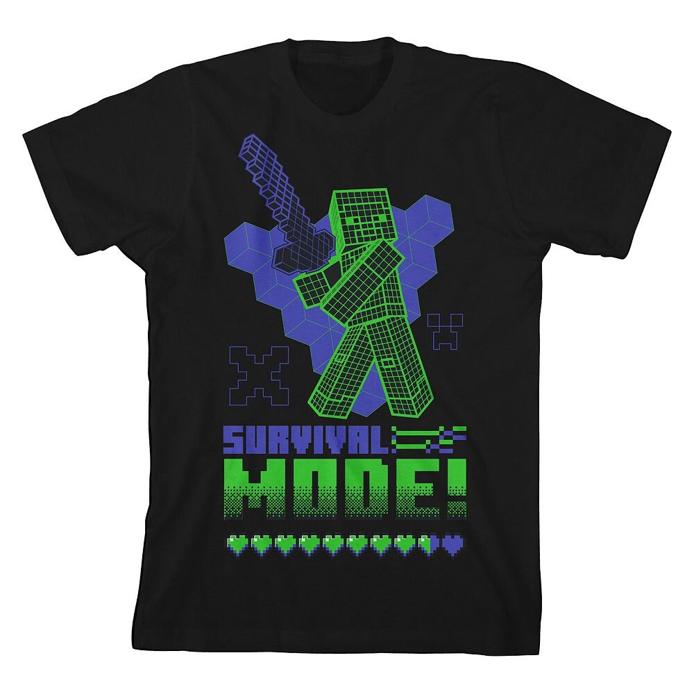 Неоново-фиолетовая футболка Minecraft для мальчиков 8–20 лет с рисунком Licensed Character, черный
Неоново-фиолетовая футболка Minecraft для мальчиков 8–20 лет с рисунком Licensed Character, черный