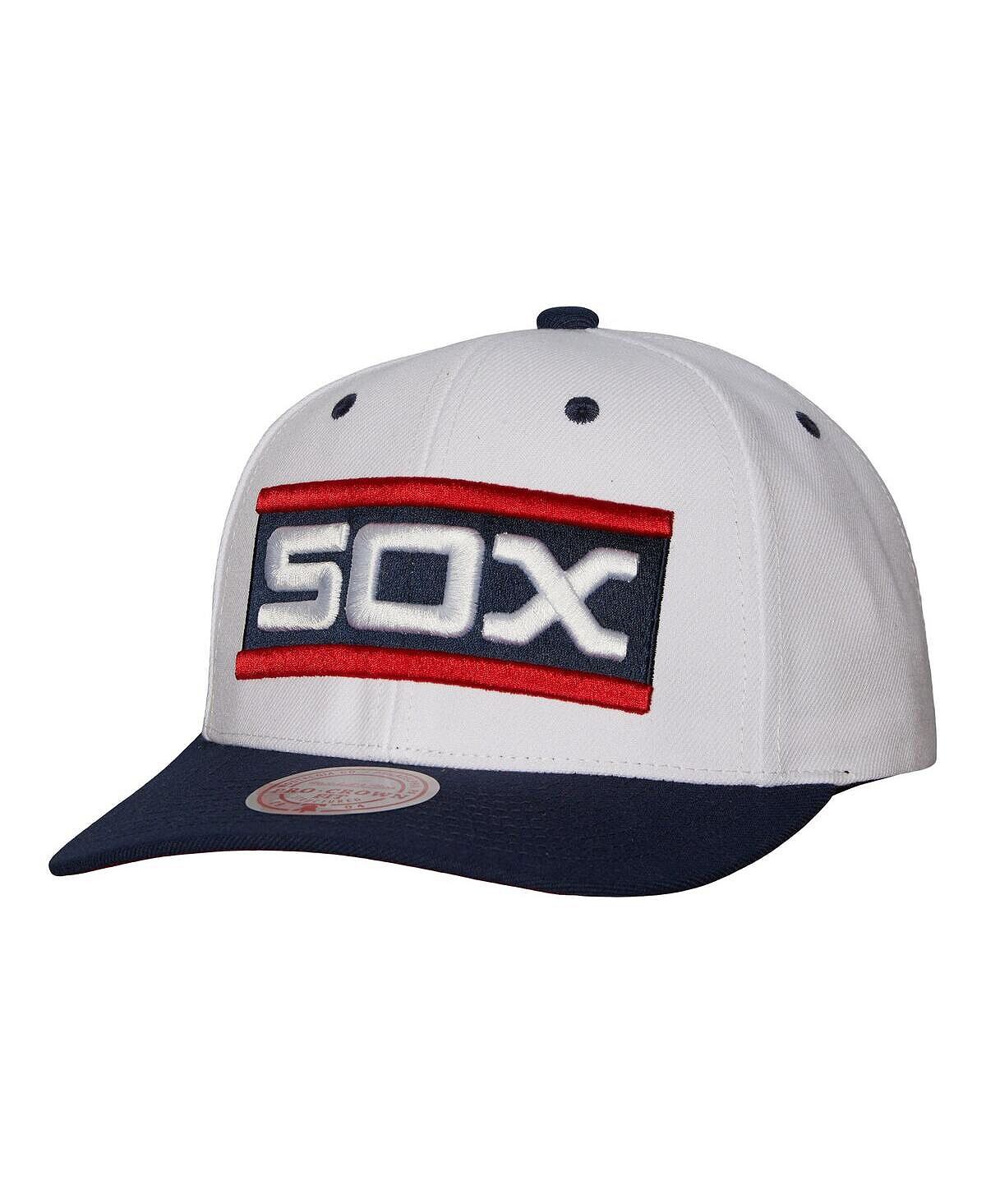 Мужская белая кепка Chicago White Sox Cooperstown Collection Pro Crown Snapback Mitchell & Ness 
Мужская белая кепка Chicago White Sox Cooperstown Collection Pro Crown Snapback Mitchell & Ness