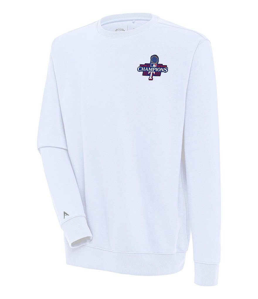 Флисовая толстовка Antigua MLB Texas Rangers 2023 World Series Victory Crew с начесом сзади, белый
Флисовая толстовка Antigua MLB Texas Rangers 2023 World Series Victory Crew с начесом сзади, белый