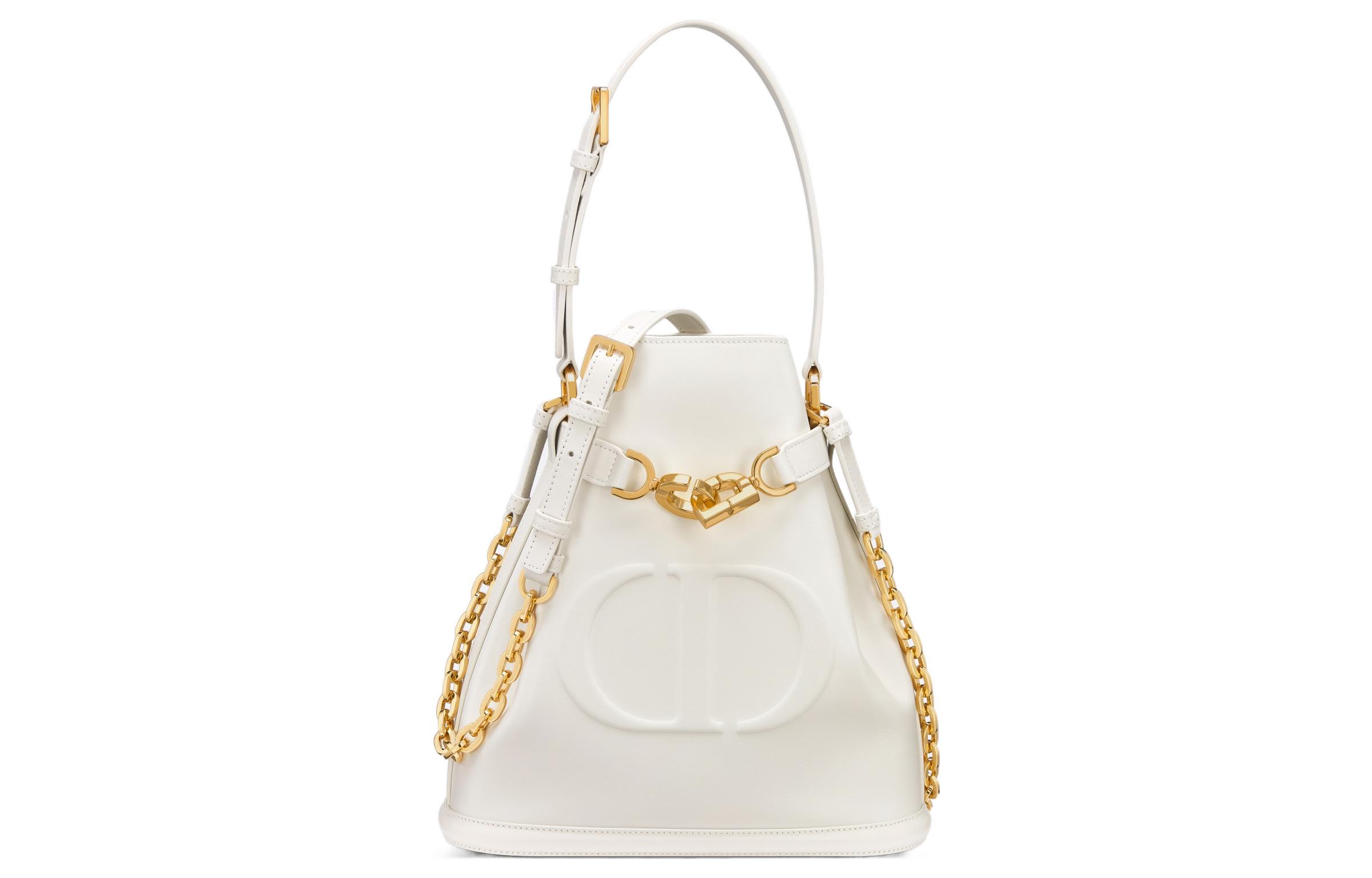 Old Cow Leather Bucket Bag, Handbag, Shoulder Bag Medium Women's White DIOR, Set (Bag+Dust Bag)
Old Cow Leather Bucket Bag, Handbag, Shoulder Bag Medium Women's White DIOR, Set (Bag+Dust Bag)