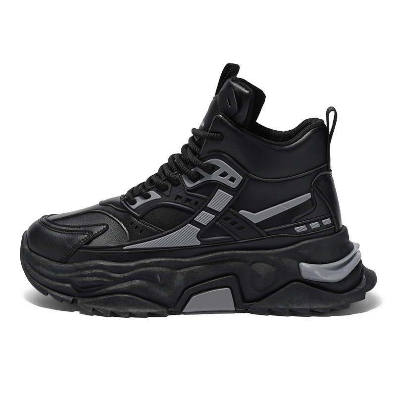 M.M Party Скользоустойчивые износостойкие высокие повседневные туфли мужские - черный серый, цвет Black Gray
M.M Party Скользоустойчивые износостойкие высокие повседневные туфли мужские - черный серый, цвет Black Gray