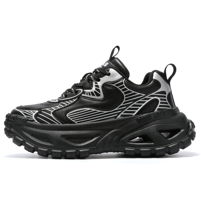 VIIEAS Мужские черные массивные кроссовки лоу-топ, цвет Black
VIIEAS Мужские черные массивные кроссовки лоу-топ, цвет Black