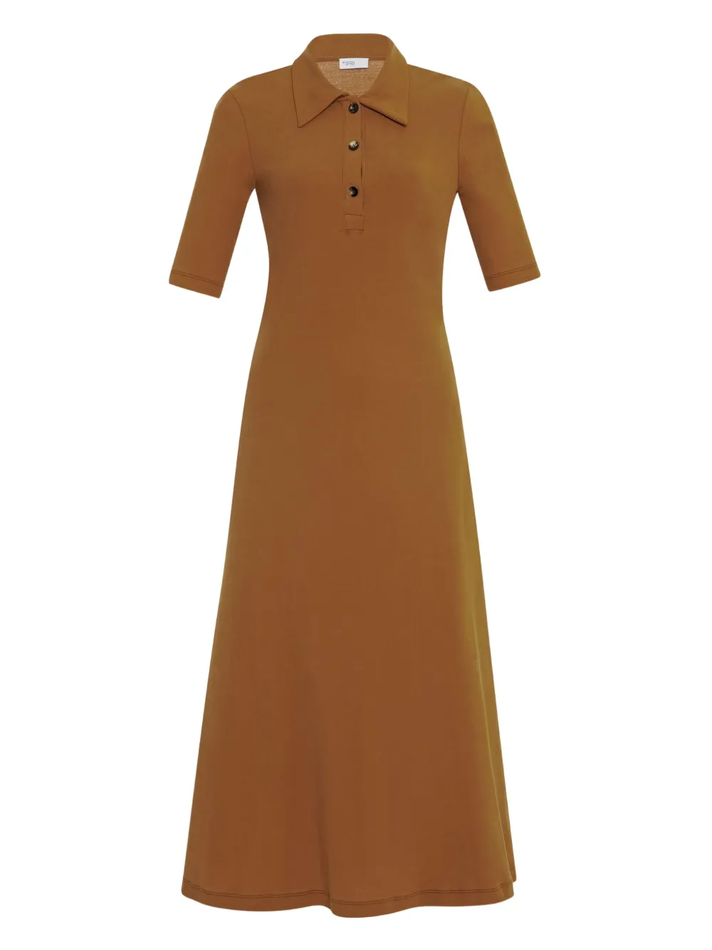 Платье с воротником поло Rosetta Getty, коричневый
Платье с воротником поло Rosetta Getty, коричневый