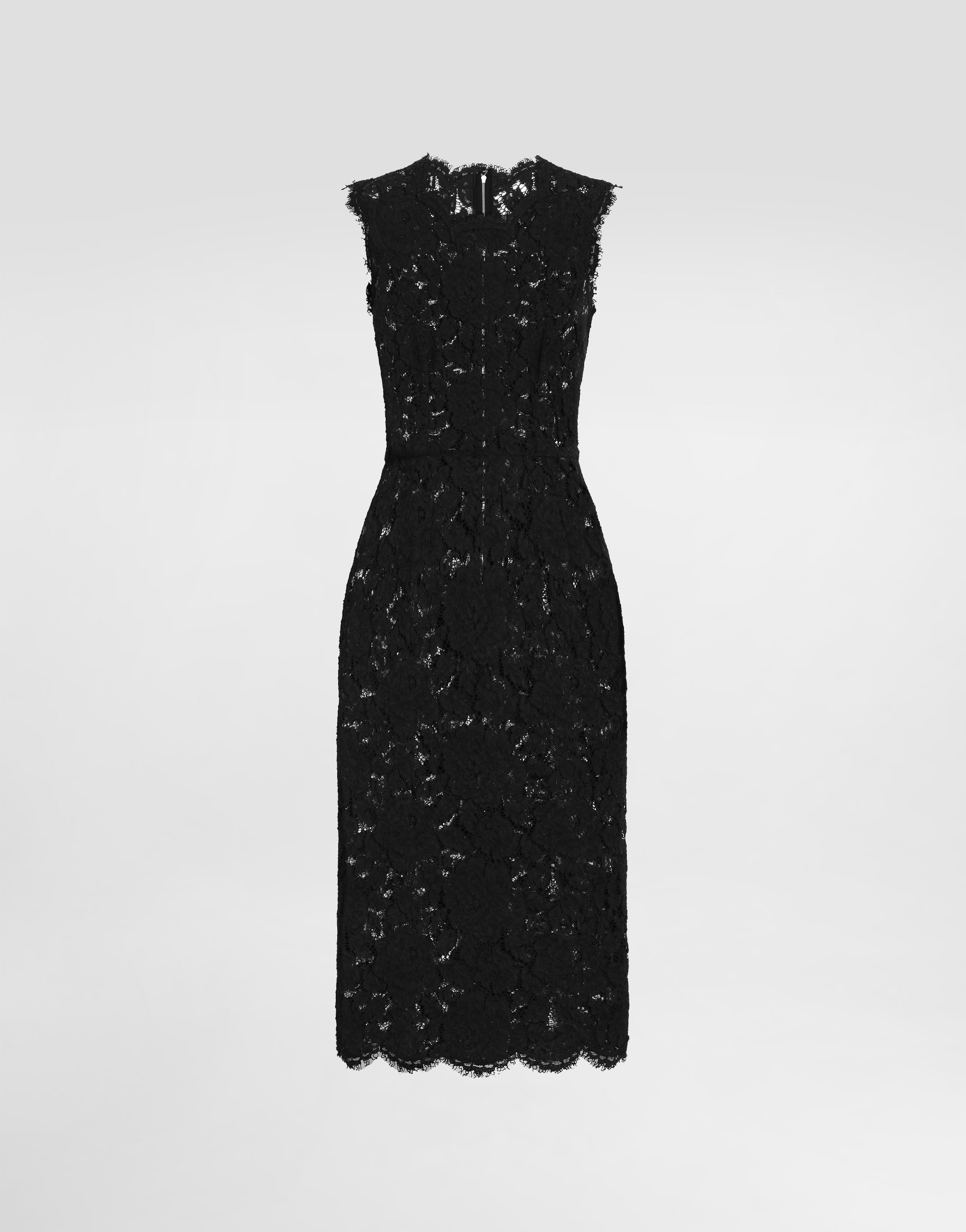 Фирменное миди-платье из эластичного кружева Dolce & Gabbana, черный
Фирменное миди-платье из эластичного кружева Dolce & Gabbana, черный