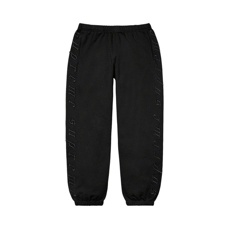 Спортивные брюки Supreme Raised Embroidery Sweatpant, Black
Спортивные брюки Supreme Raised Embroidery Sweatpant, Black