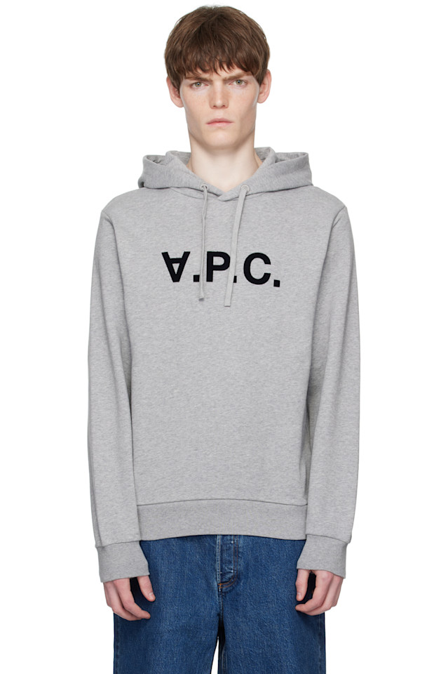 Стандартный худи Grand 'VPC' A.P.C., серый 
Стандартный худи Grand 'VPC' A.P.C., серый