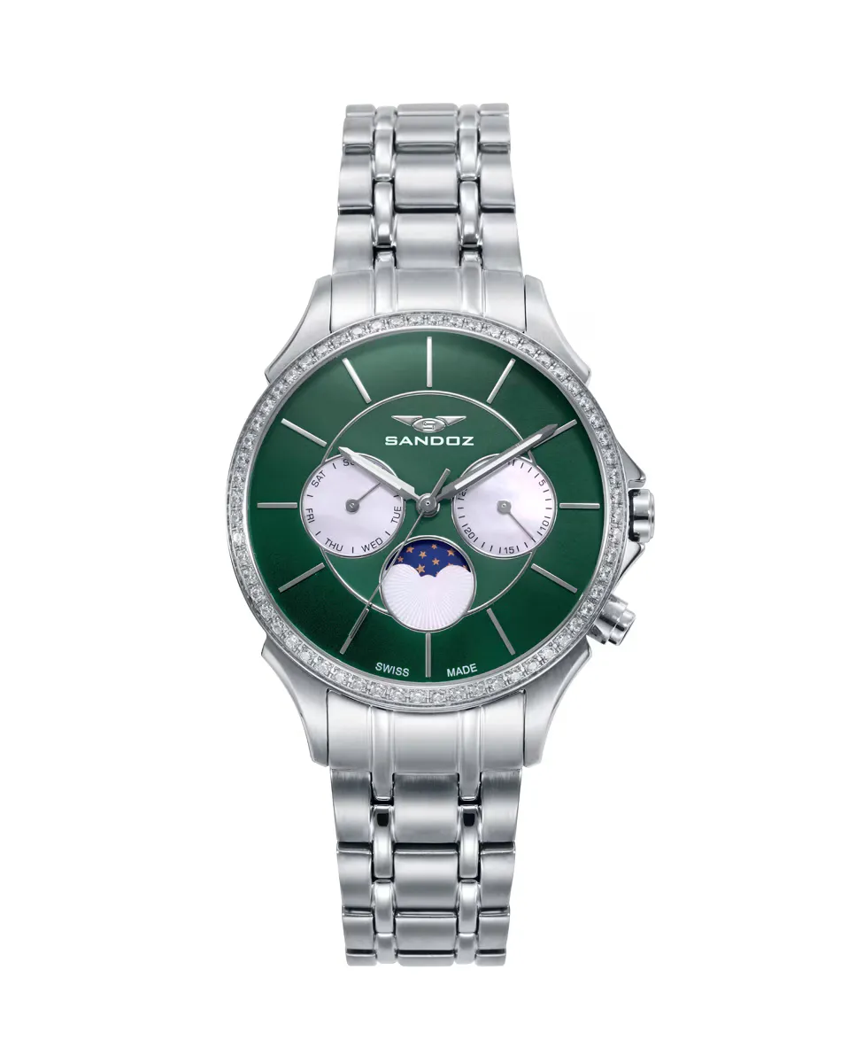 Женские часы Elle со стальным корпусом и браслетом Sandoz, серебрянный
Женские часы Elle со стальным корпусом и браслетом Sandoz, серебрянный