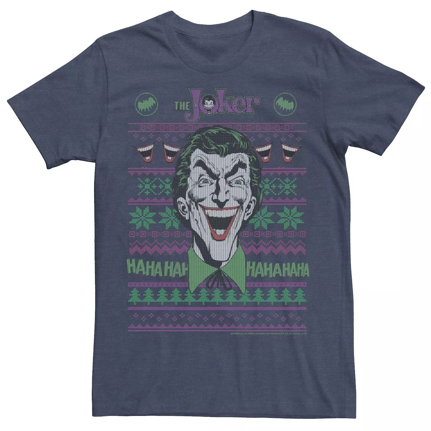 Мужская трикотажная футболка Batman Joker Head Shot DC Comics
Мужская трикотажная футболка Batman Joker Head Shot DC Comics