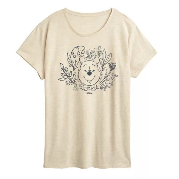 Футболка женская с цветочным принтом "Винни Пух" Disney, белый
Футболка женская с цветочным принтом "Винни Пух" Disney, белый