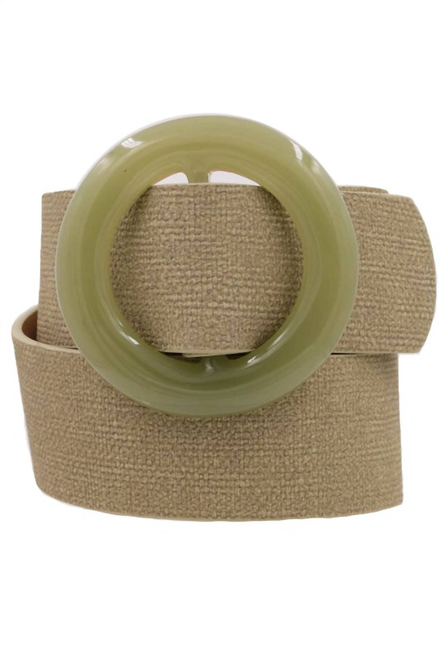 Женский ремень с акриловой пряжкой в цвете Sage ART BOX
Женский ремень с акриловой пряжкой в цвете Sage ART BOX