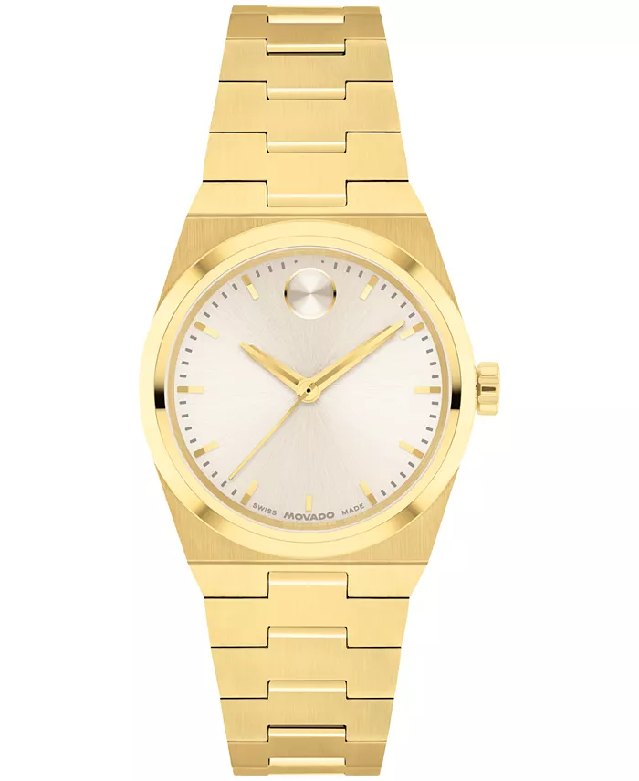 Женские часы Bold Quest с кварцевым механизмом Swiss Quartz, ионизированное покрытие светло-золотого цвета, стальной корпус, 28 мм Movado
Женские часы Bold Quest с кварцевым механизмом Swiss Quartz, ионизированное покрытие светло-золотого цвета, стальной корпус, 28 мм Movado