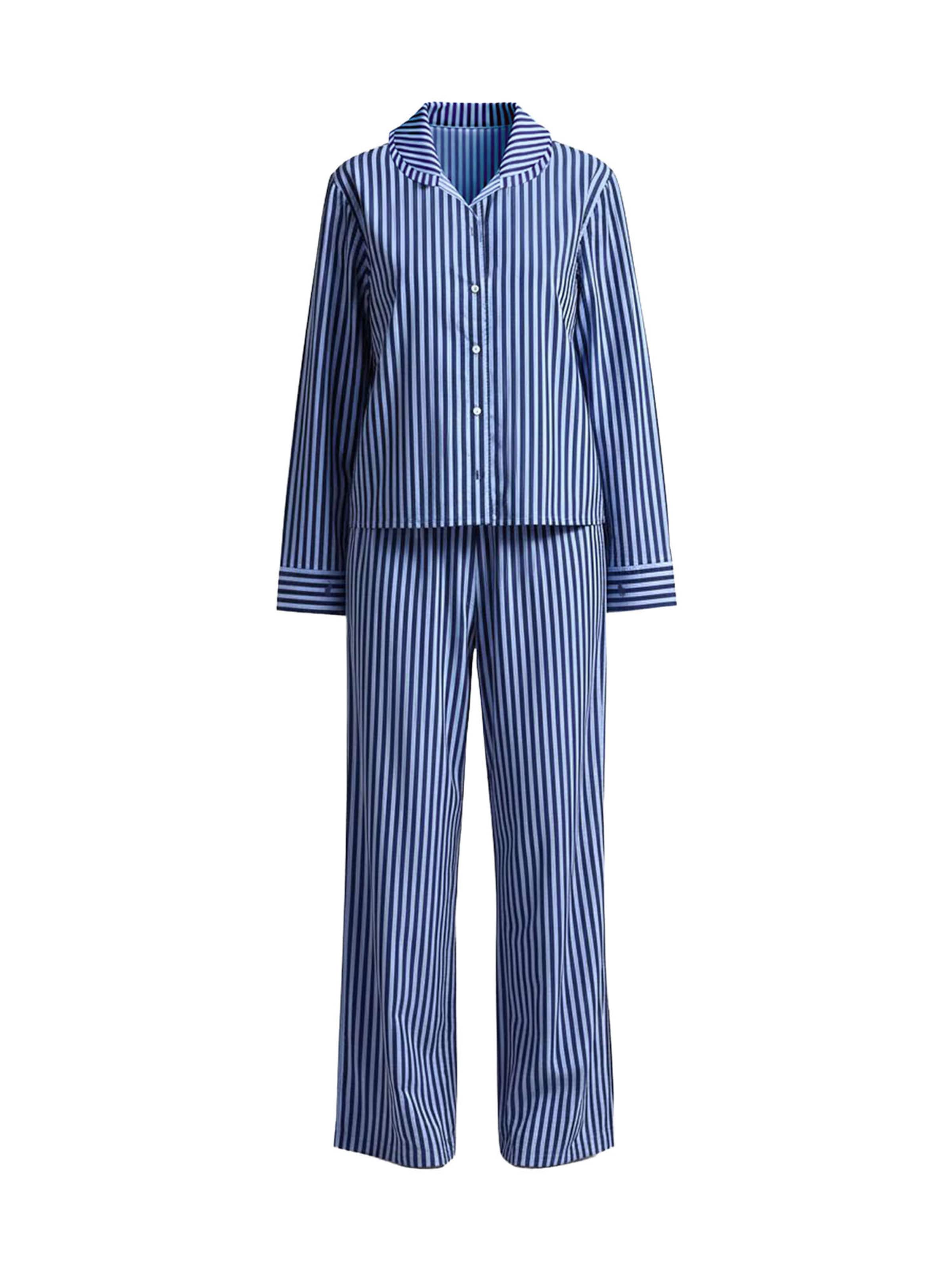 Polo Ralph Lauren Пижама 'Shirting Stripes' в цвете Navy, White
Polo Ralph Lauren Пижама 'Shirting Stripes' в цвете Navy, White