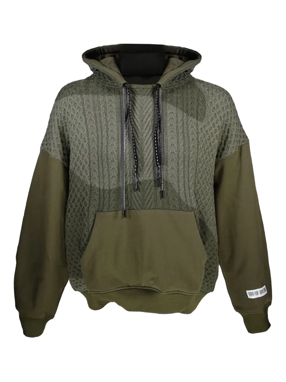 Худи фактурной вязки Mostly Heard Rarely Seen, зеленый
Худи фактурной вязки Mostly Heard Rarely Seen, зеленый