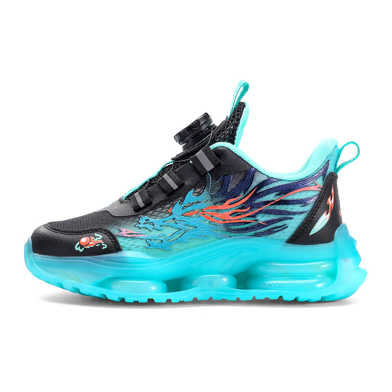 Нескользящие, износостойкие, дышащие низкие детские кроссовки для бега BOBDOG, лазурный 
Нескользящие, износостойкие, дышащие низкие детские кроссовки для бега BOBDOG, лазурный