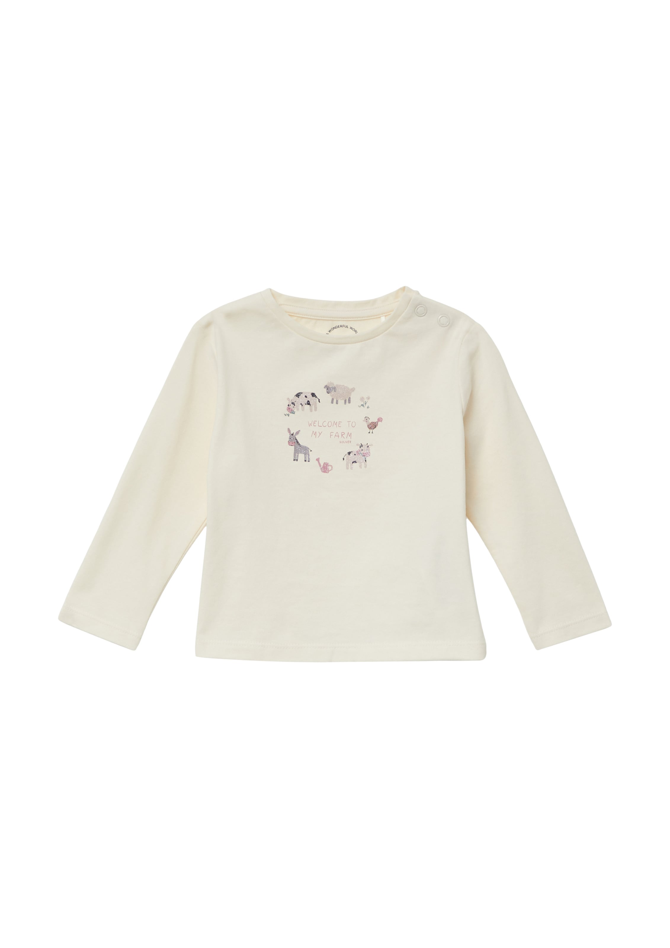 s.Oliver Лонгслив в кремовом цвете
s.Oliver Лонгслив в кремовом цвете