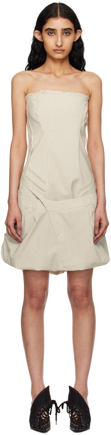 Деконструированное мини-платье цвета Off-White Ottolinger
Деконструированное мини-платье цвета Off-White Ottolinger