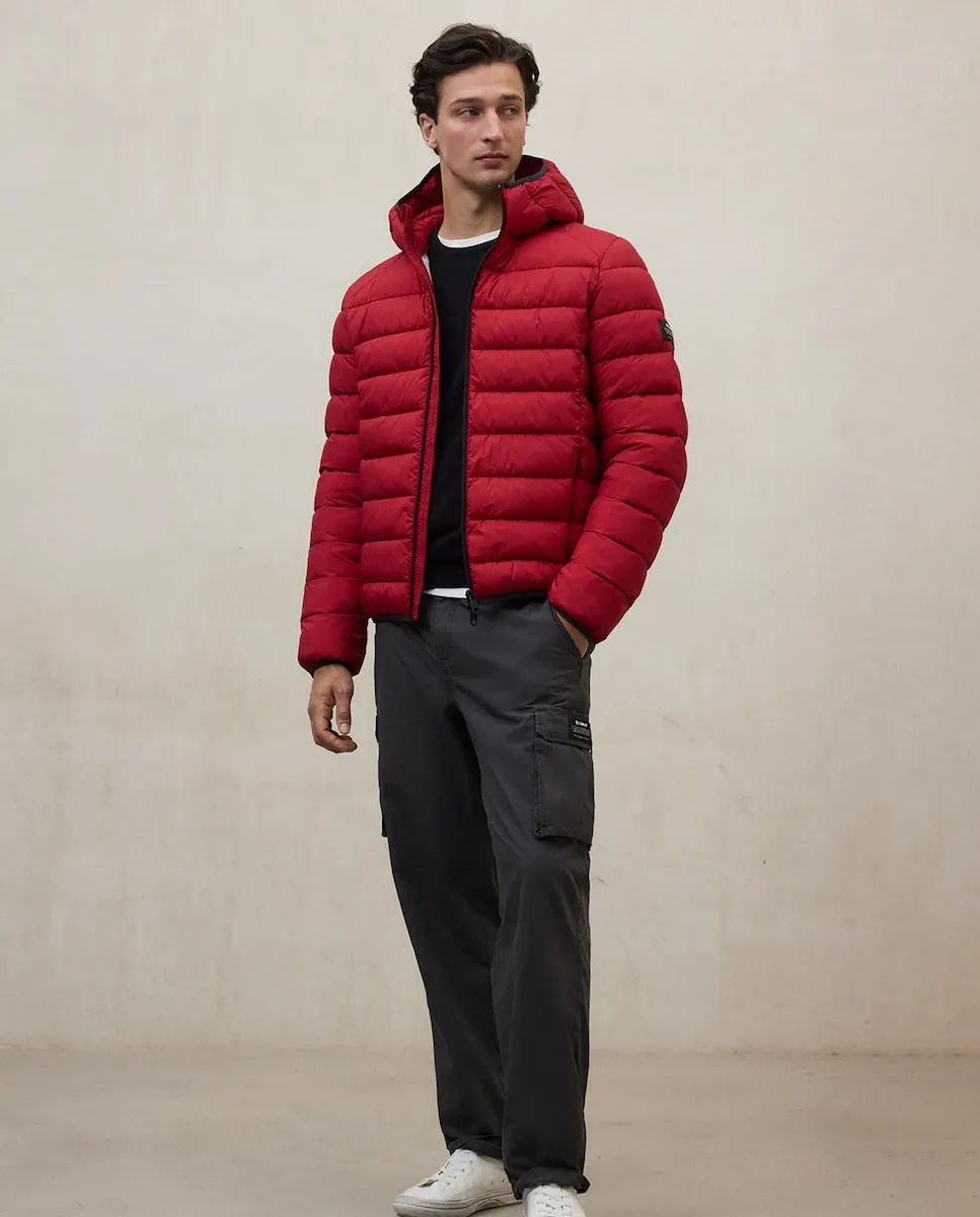 Мужская куртка с капюшоном и двойной молнией Ecoalf, красный
Мужская куртка с капюшоном и двойной молнией Ecoalf, красный