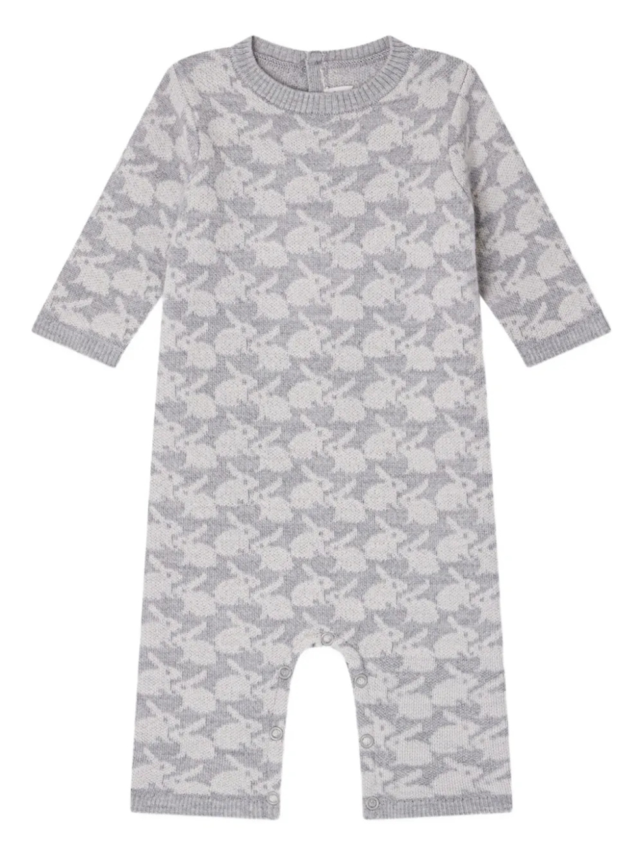 Комбинезон с узором «кролик» спицами Bonpoint, серый
Комбинезон с узором «кролик» спицами Bonpoint, серый