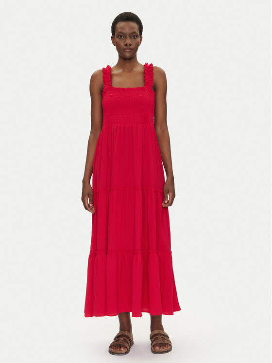 Летнее платье стандартный крой IC25-009 Iconique, красный
Летнее платье стандартный крой IC25-009 Iconique, красный