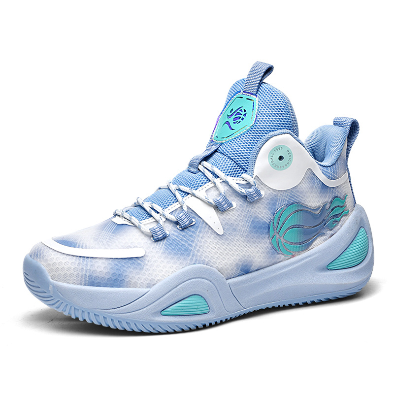 Баскетбольные кроссовки для детей и подростков с высоким берцем, амортизирующие, противоскользящие, дышащие Kuding, белый/синий
Баскетбольные кроссовки для детей и подростков с высоким берцем, амортизирующие, противоскользящие, дышащие Kuding, белый/синий