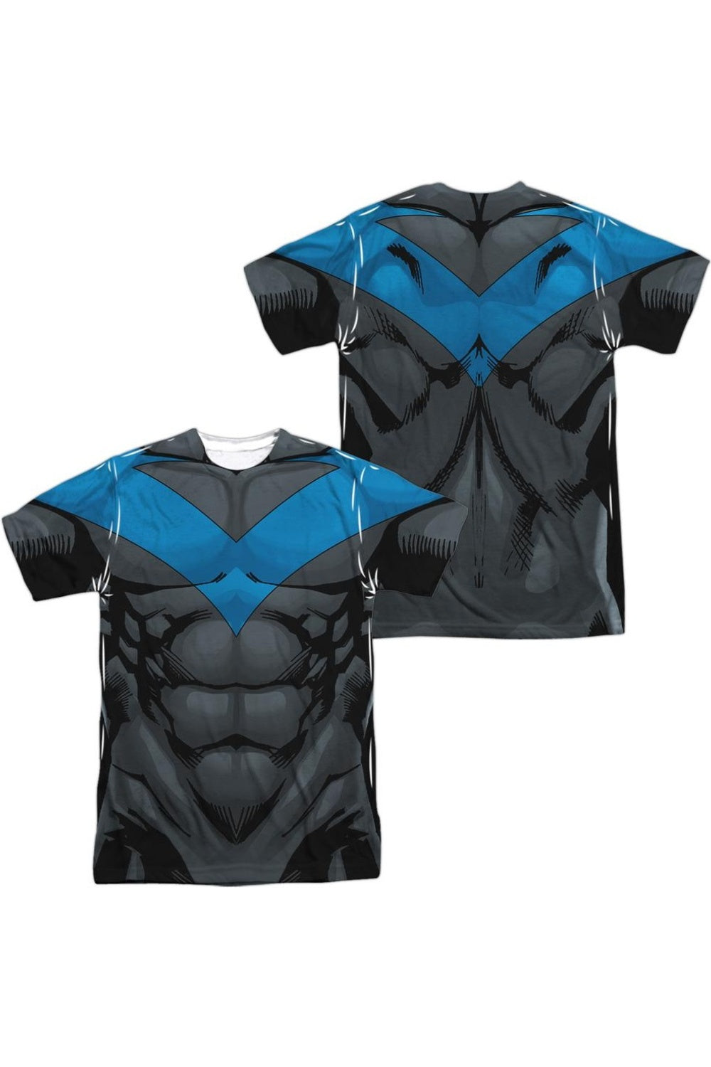 Футболка / майка из полиэстера с коротким рукавом для взрослых в синей форме Batman Nightwing (принт спереди/сзади) Gildan
Футболка / майка из полиэстера с коротким рукавом для взрослых в синей форме Batman Nightwing (принт спереди/сзади) Gildan