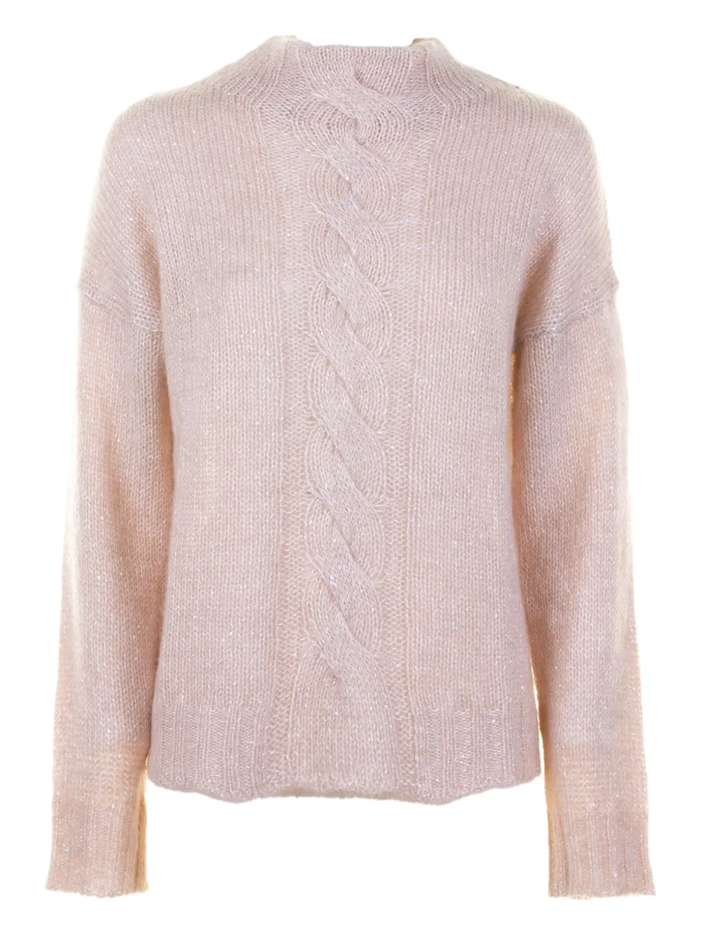 Вязаный свитер с круглым вырезом Kangra, розовый
Вязаный свитер с круглым вырезом Kangra, розовый
