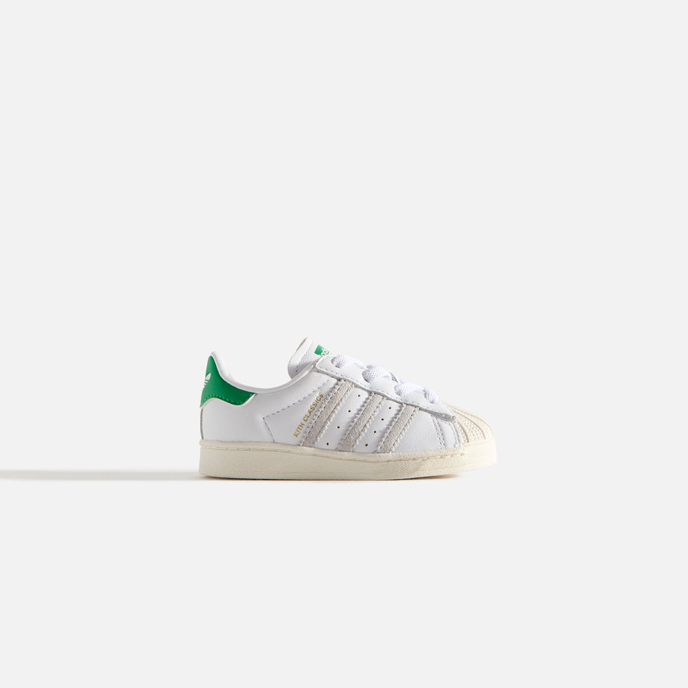 Кроссовки Kith Kids Classics for adidas Originals TD Superstar, цвет White/Fairway Green
Кроссовки Kith Kids Classics for adidas Originals TD Superstar, цвет White/Fairway Green