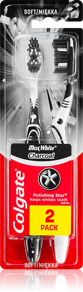 Зубная щетка Max White с углем мягкая Colgate, 2 шт
Зубная щетка Max White с углем мягкая Colgate, 2 шт