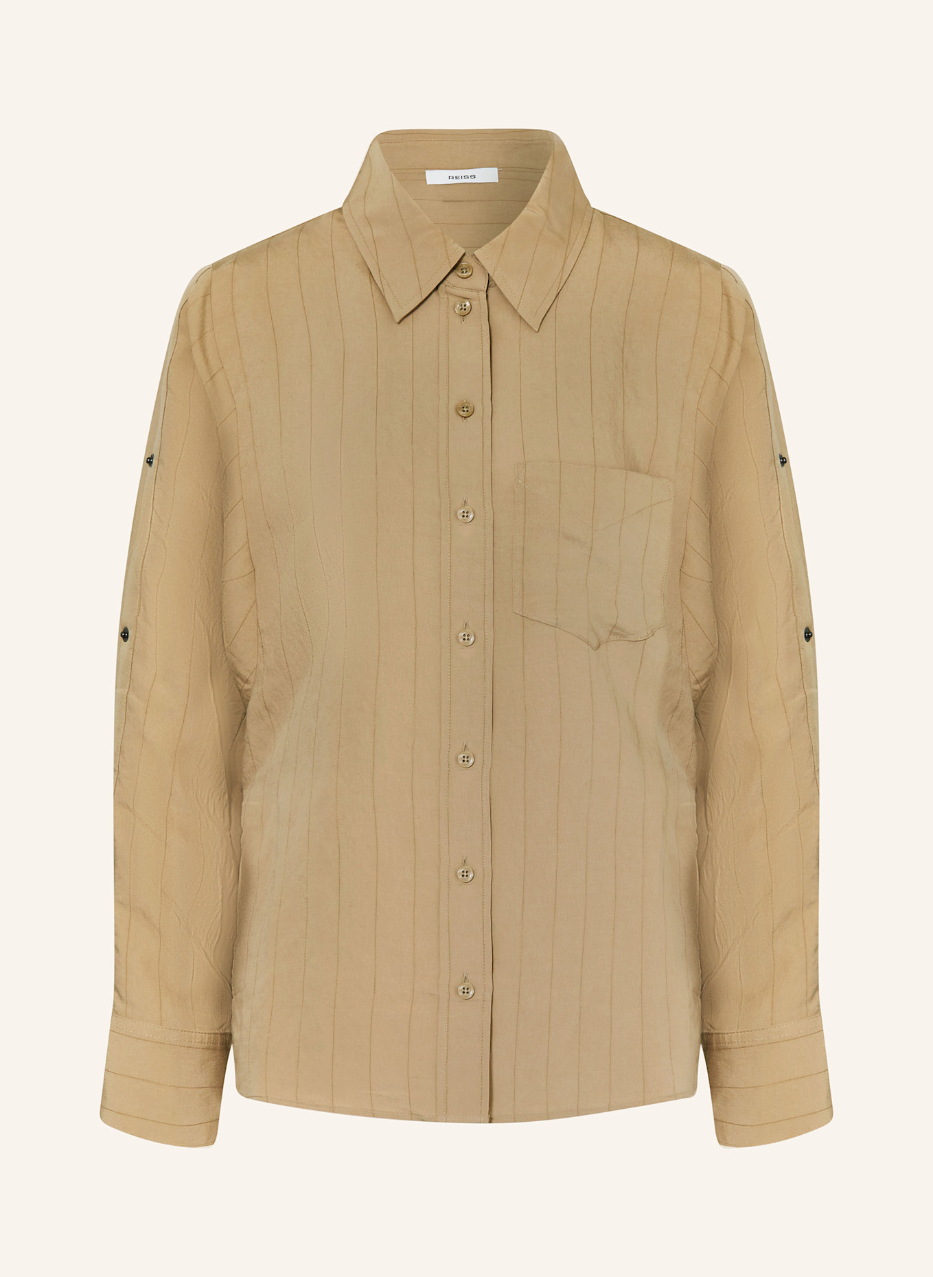Рубашка блузка Reiss, хаки
Рубашка блузка Reiss, хаки