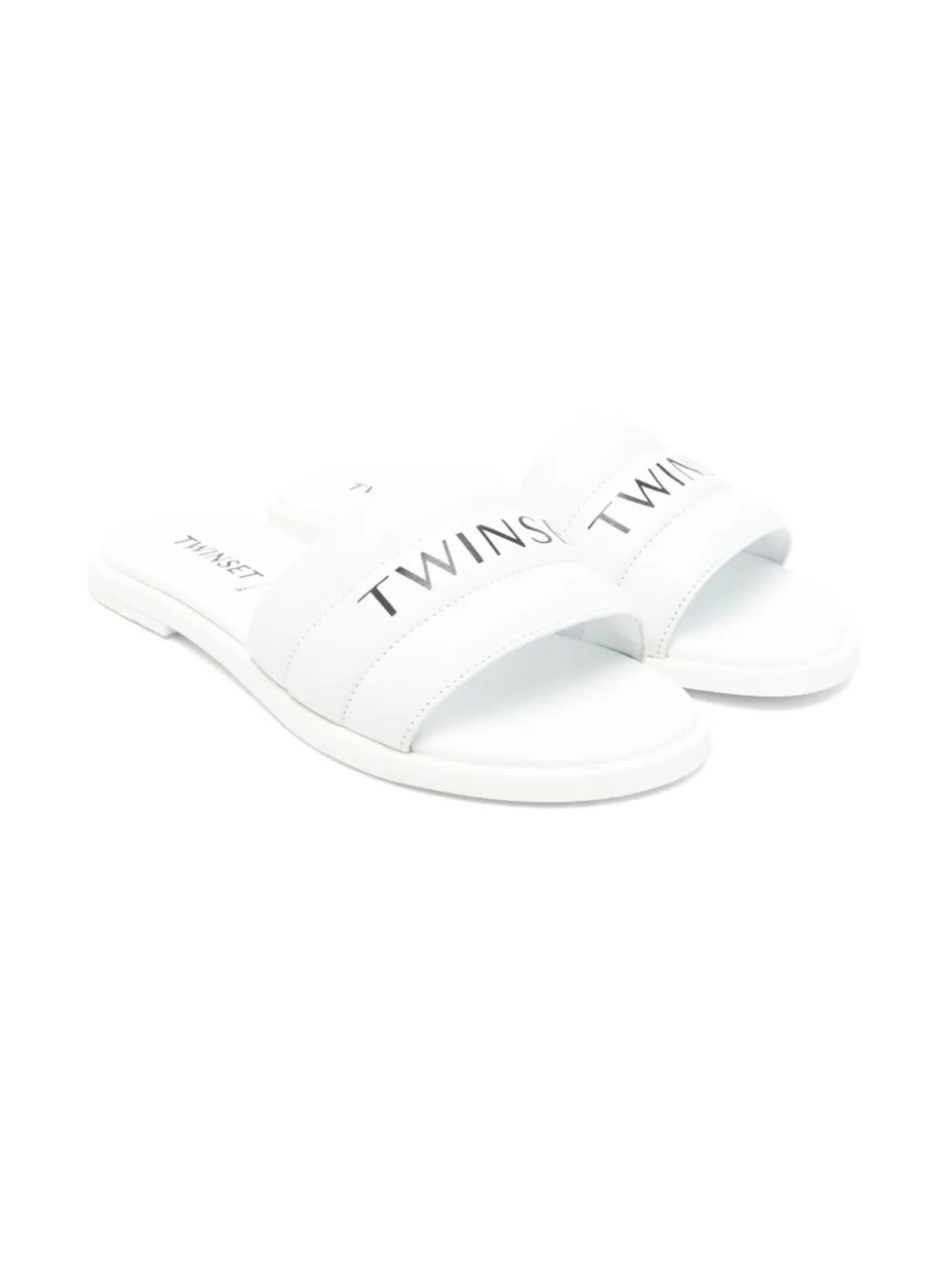 TWINSET Kids кожаные сандалии, белый
TWINSET Kids кожаные сандалии, белый