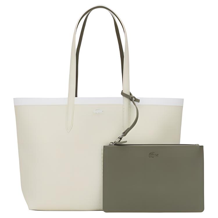 LACOSTE Сумка-шоппер из ПВХ, Ecru & Olive Green
LACOSTE Сумка-шоппер из ПВХ, Ecru & Olive Green