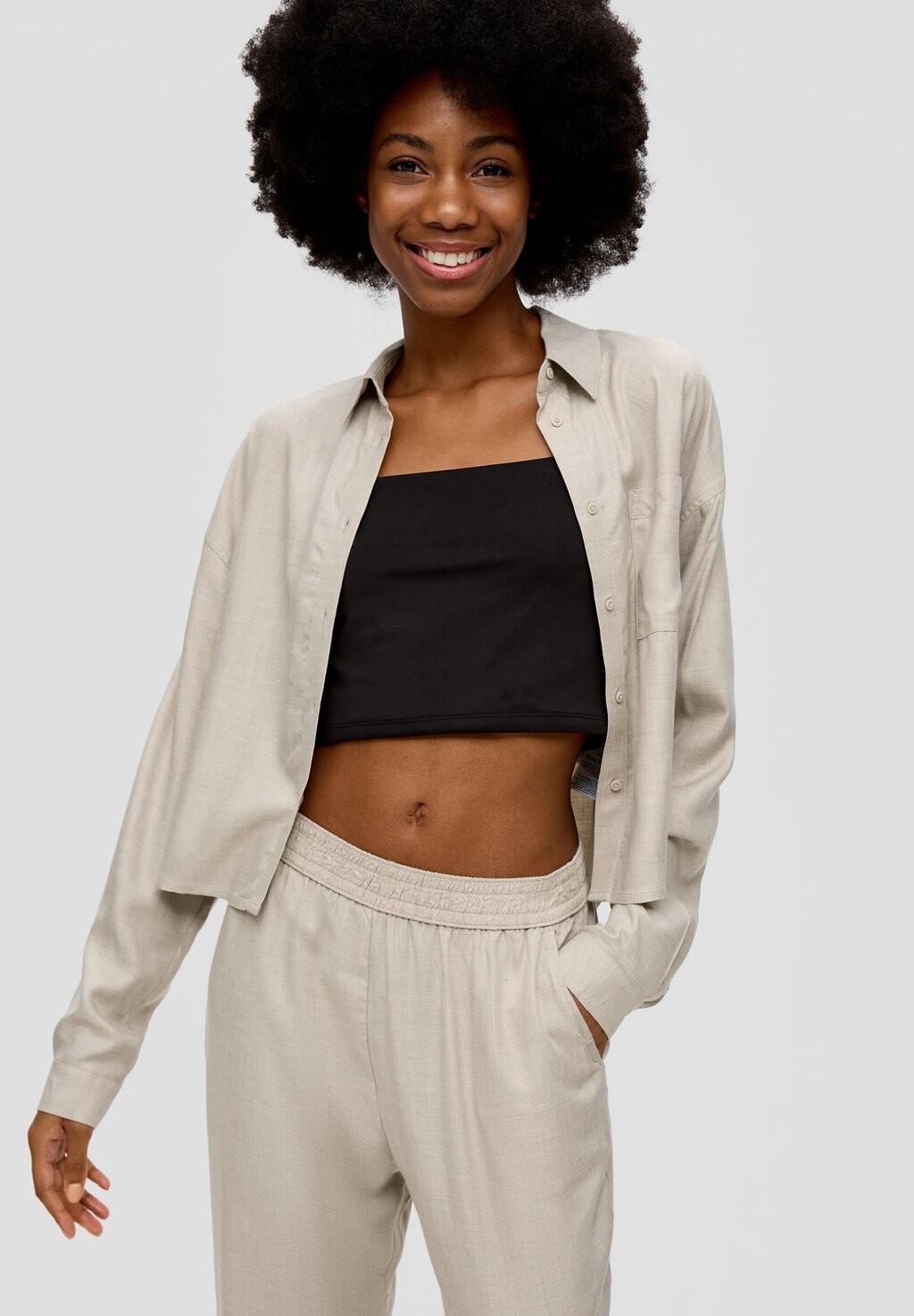 Блузка-рубашка QS, цвет ecru
Блузка-рубашка QS, цвет ecru