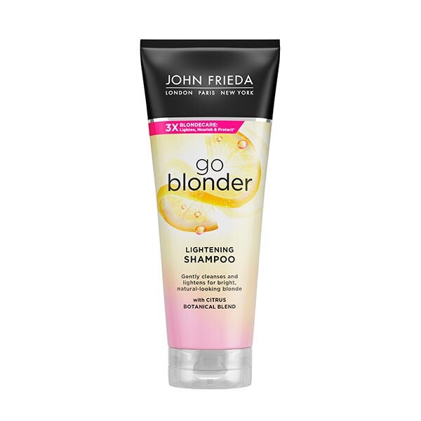 Go Blonder Sheer Blonde Осветляющий шампунь 250 мл John Frieda
Go Blonder Sheer Blonde Осветляющий шампунь 250 мл John Frieda