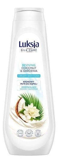 Кремовая жидкость для ванн - освежающий кокос и гардения 900мл Luksja, Silk Care
Кремовая жидкость для ванн - освежающий кокос и гардения 900мл Luksja, Silk Care