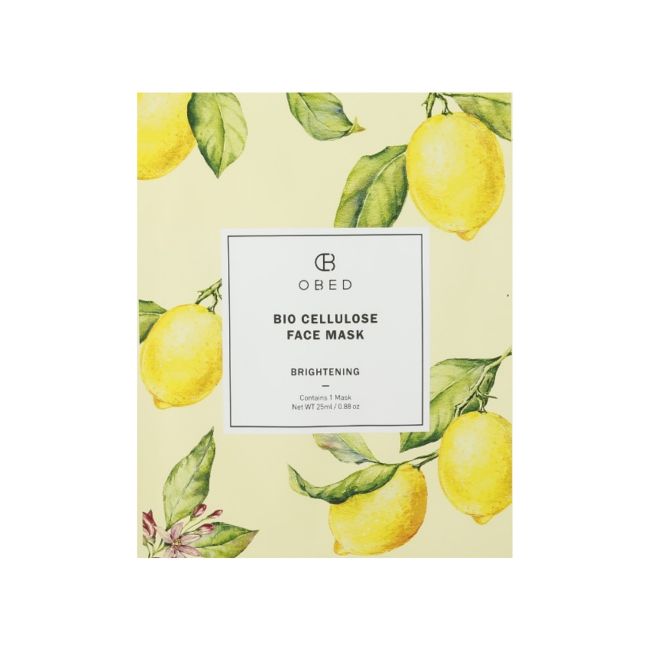 Биоцеллюлозная осветляющая маска для лица Obed, 25 мл
Биоцеллюлозная осветляющая маска для лица Obed, 25 мл