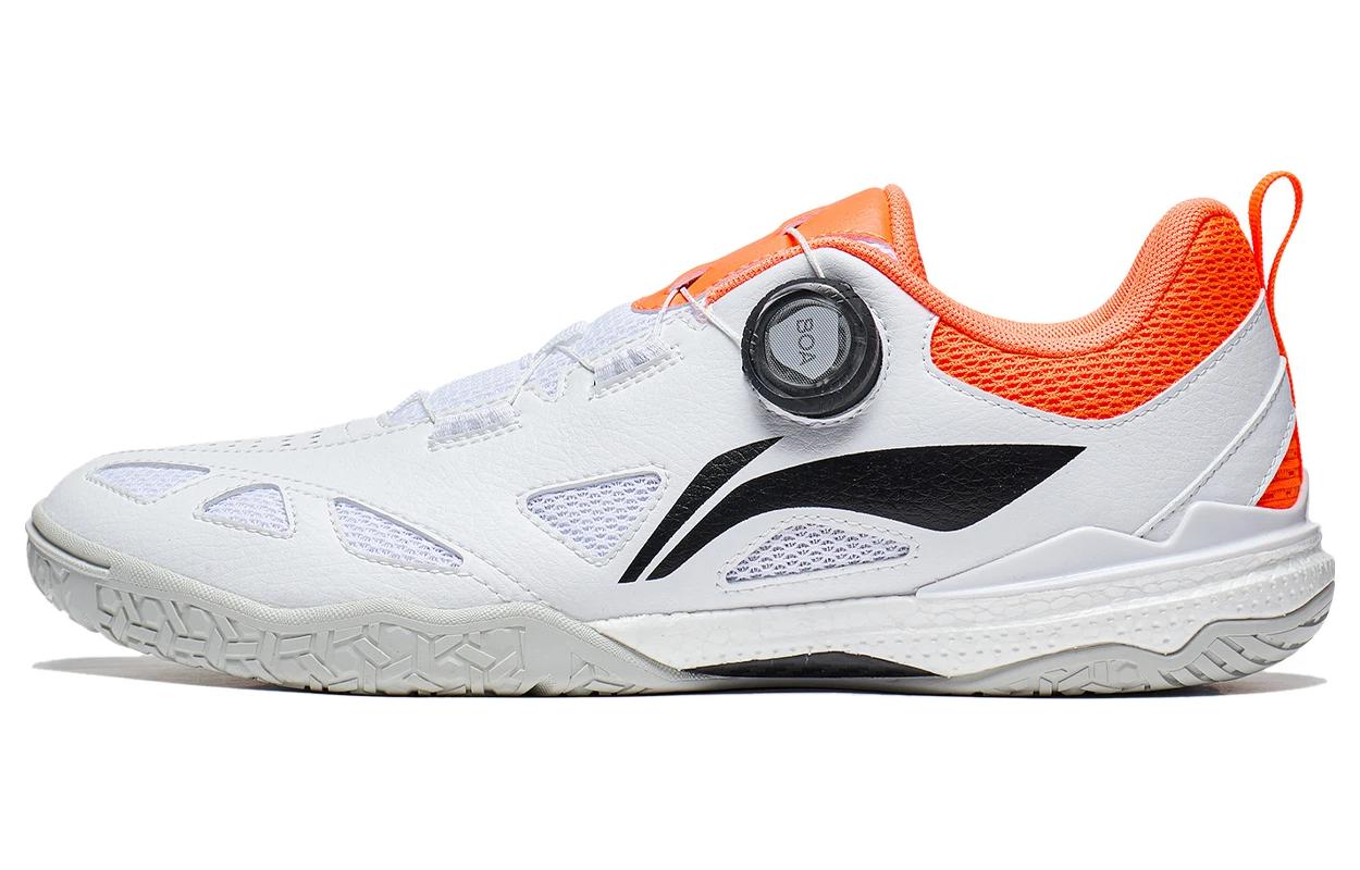 LINING Лининг Мейдж Пи амортизирующие низкие кроссовки для настольного тенниса унисекс бело-оранжевые с сумкой для обуви, цвет White Orange+Shoe Bag
LINING Лининг Мейдж Пи амортизирующие низкие кроссовки для настольного тенниса унисекс бело-оранжевые с сумкой для обуви, цвет White Orange+Shoe Bag