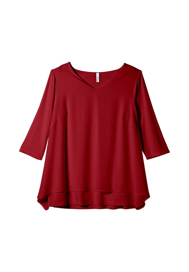 Блузка-Рубашка с шифоновым верхом Sheego, красный
Блузка-Рубашка с шифоновым верхом Sheego, красный