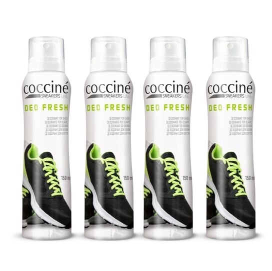 4x Дезодорант для обуви Sneakers Deo Fresh 150 мл, Coccine
4x Дезодорант для обуви Sneakers Deo Fresh 150 мл, Coccine