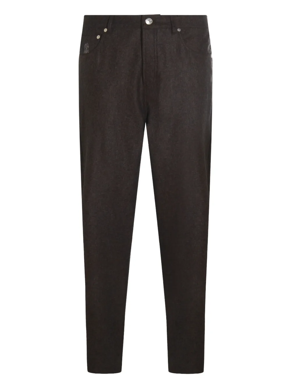 Брюки с вышитыми карманами Brunello Cucinelli, коричневый
Брюки с вышитыми карманами Brunello Cucinelli, коричневый